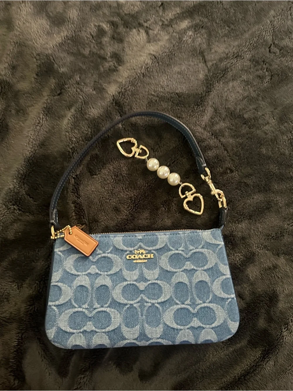 Coach blue Denim nolita bag